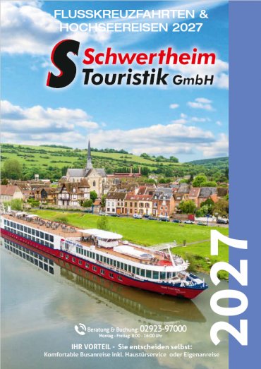 Kreuzfahrten 2027 inkl. Haustürabholung
(Zum Vorbestellen - Versand Oktober 2026)